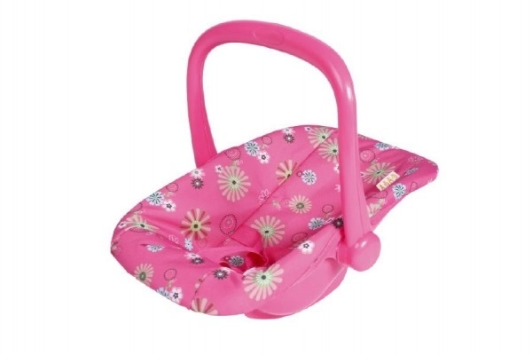 Draagzak voor poppen met stoffen bekleding