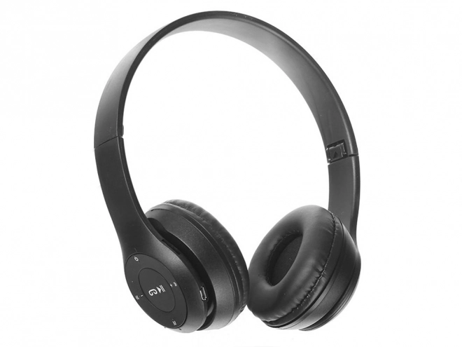 Draadloze hoofdtelefoon p47 bluetooth microfoon mp3 – Zwart