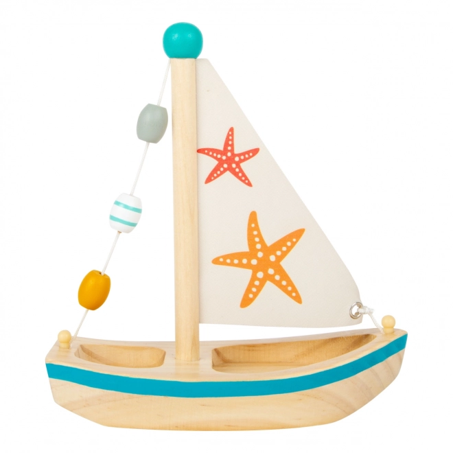 Small Foot Water speelgoed zeilboot zeester