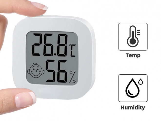 Digitale kamerthermometer en hygrometer