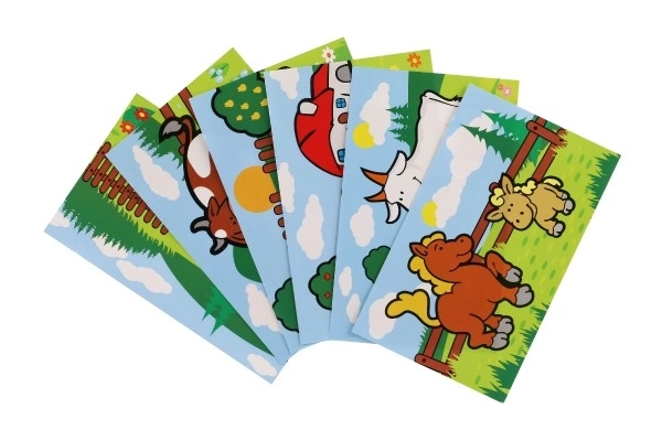 Houten blokken Mijn eerste diertjes 15 stuks