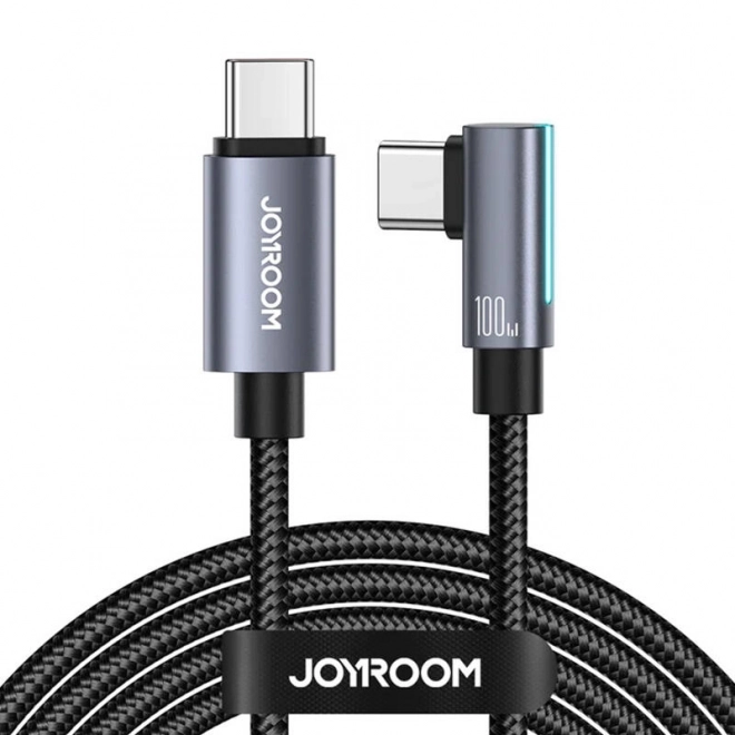 Kabel S-CC100A17 100W USB C naar USB C Hoek Joyroom / 100W / 1,2 m (zwart)