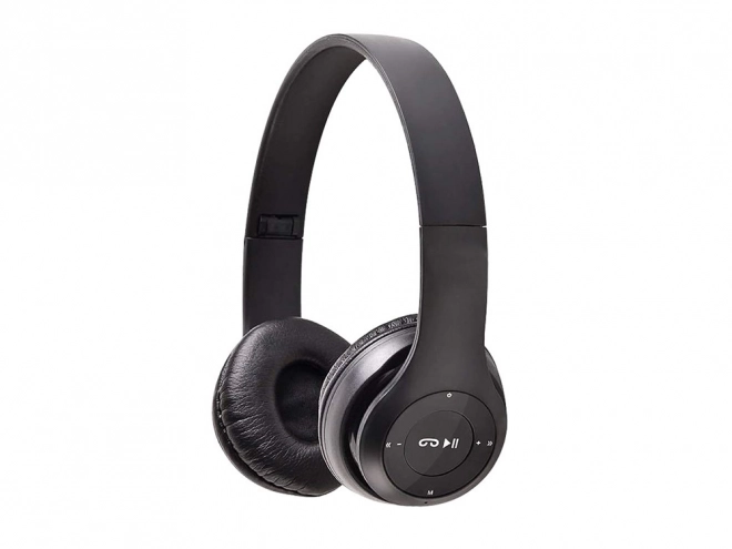 Draadloze hoofdtelefoon p47 bluetooth microfoon mp3 – Zwart