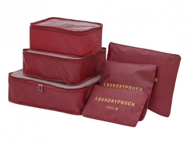 Reisorganizers voor een waskoffer in net x6