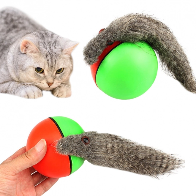 Ontsnappingsspeeltje voor katten en honden met bal en fret
