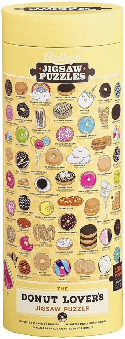 Puzzel Ridley's Games voor donutliefhebbers 1000 stukjes