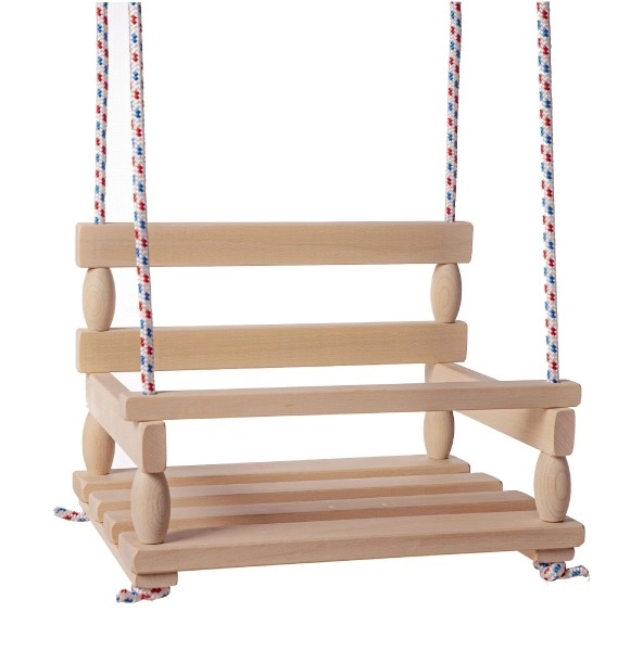 Schommel hout natuur 38x30cm draagvermogen 80kg in zak