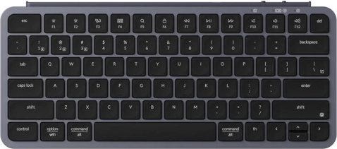 Draadloos ultradun toetsenbord Keychron B1 Pro 2.4G grijs