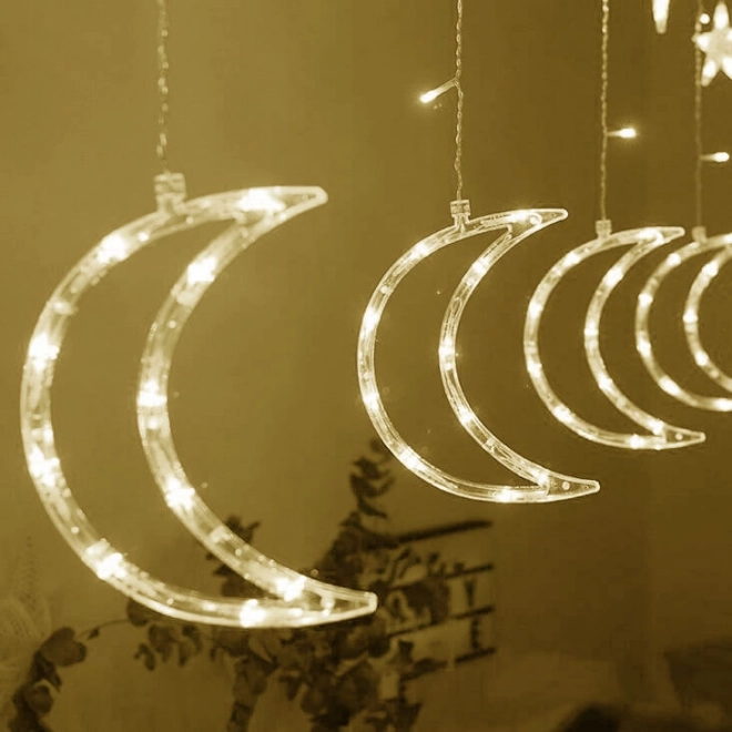 Decoratieve LED-verlichting Maan en Sterren 96 LED