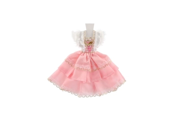 Jurkjes/kleding korte voor poppen in zak 22x30cm