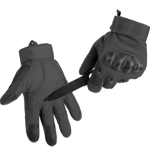 zwarte tactische touchscreen handschoenen maat L
