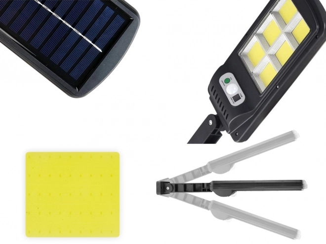 Zonnelamp met bewegingssensor en variabele verlichting