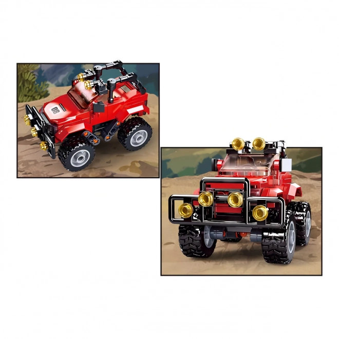 Sluban Town M38-B0902 Jeep rood