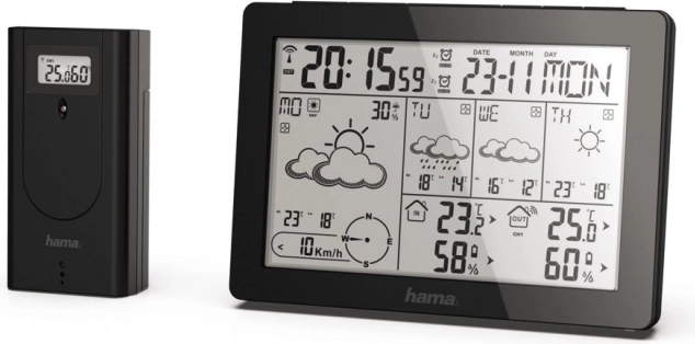 Weerstation Metotime Black