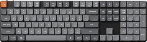 Keychron K5 Max low-profile draadloos mechanisch toetsenbord met bruine schakelaars