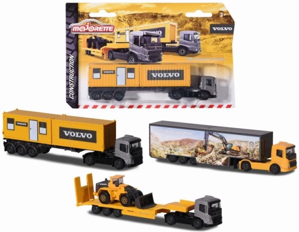Volvo transporter – metalen vrachtwagen, 3 varianten
