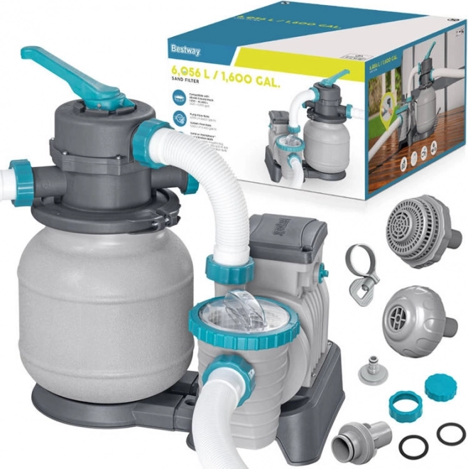 Bestway zandfilterpomp voor zwembadwaterfiltering
