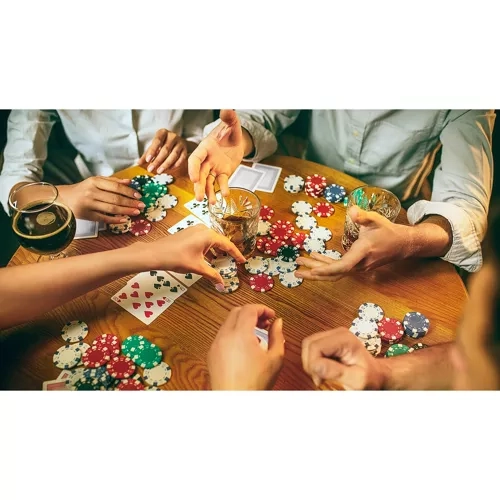 Poker - set van 300 fiches in HQ-koffer