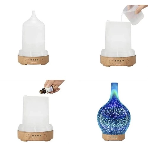 Aroma diffuser - luchtbevochtiger 100ml Ruhhy 22356