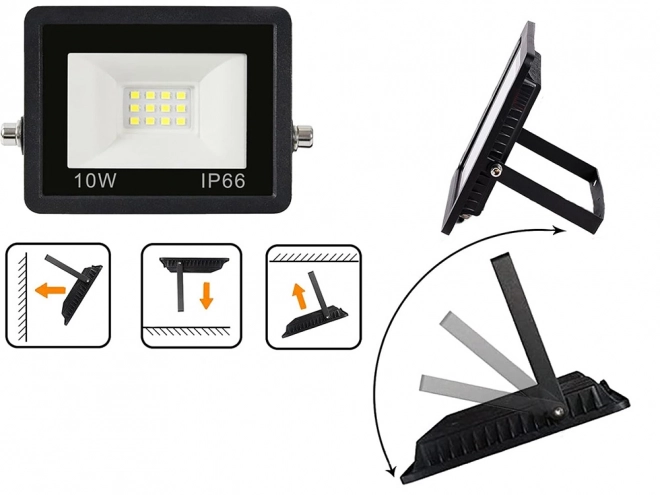 Buitenzijde LED halogeen schijnwerper 10W 6000K waterdicht