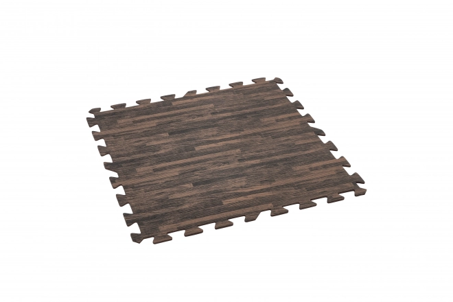 Schuim onderlegger voor tuinzwembad 50 x 50 cm Bestway houtimitatie - 12 stuks