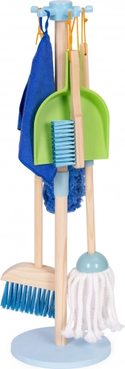 Stabiele houten standaard met haken