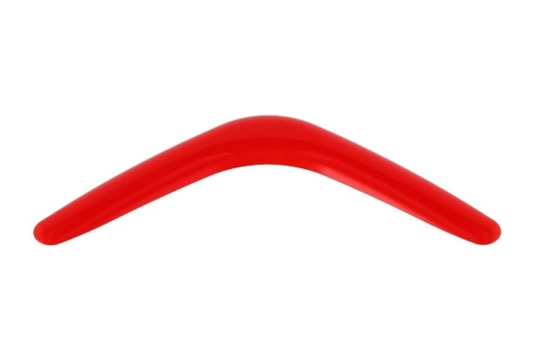 Bumerang plastic 28cm 3 kleuren