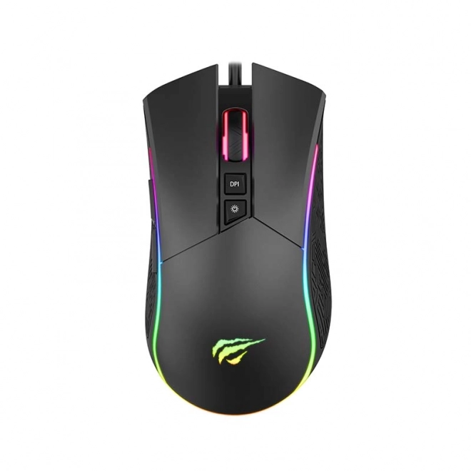 Gaming muis Havit Gamenote met RGB verlichting en instelbare DPI