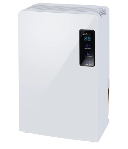 Luchtontvochtiger en luchtreiniger 2-in-1 met UV-lamp en TiO2