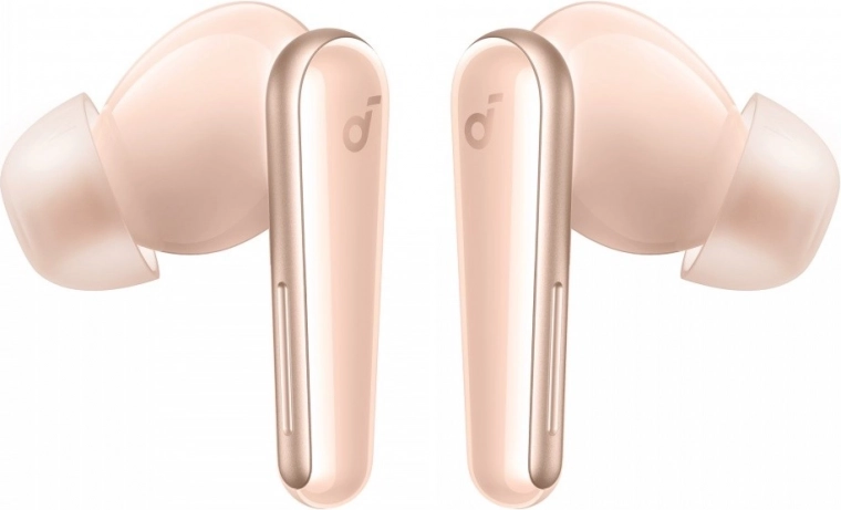 Elegant ontwerp van deze roze draadloze oordopjes