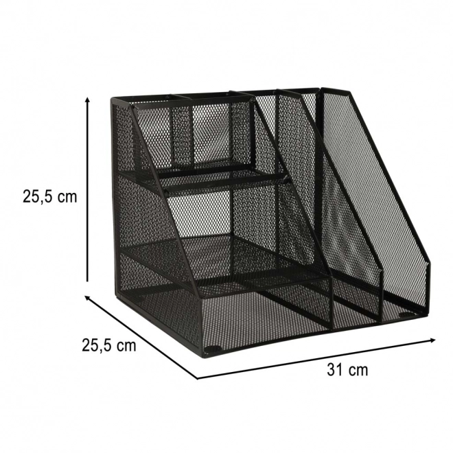 Metalen bureau-organizer A4