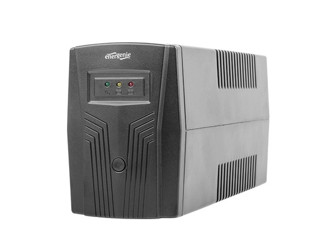 Line-interactive UPS 650VA met twee Schuko stopcontacten 230V