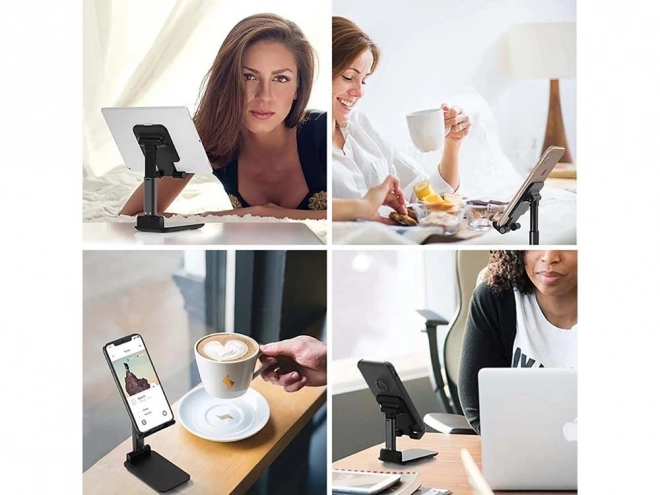 Opvouwbare standaard voor mobiele telefoon en tablet