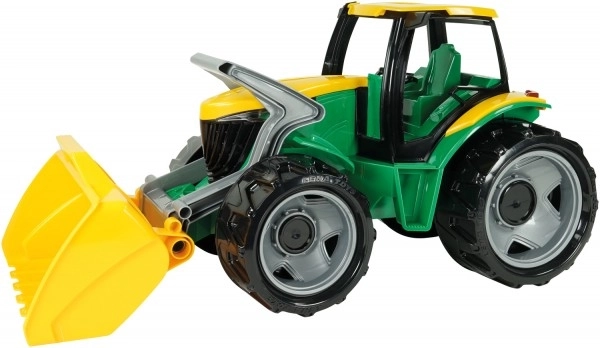 Kindertractor met laadschop Groen-Geel