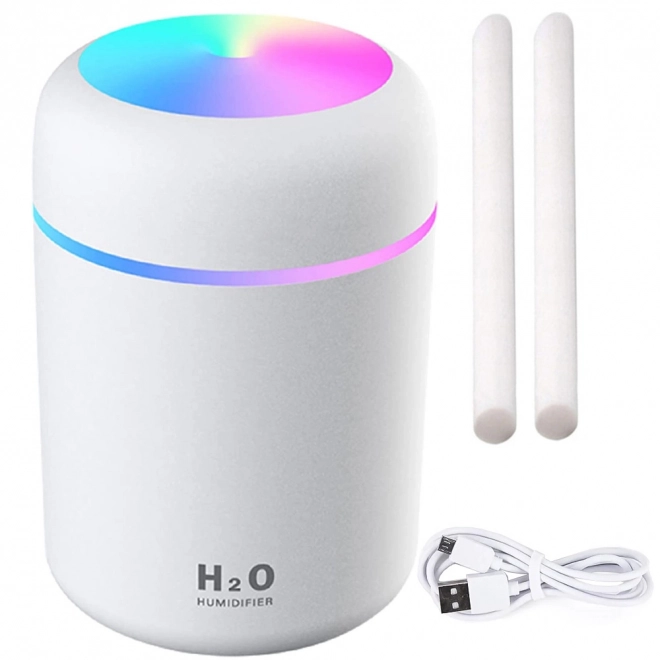 Mini-luchtbevochtiger en aromadiffuser USB met RGB-verlichting