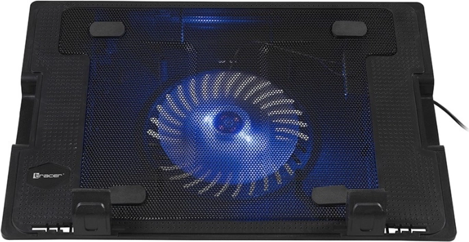 Koelmat voor laptop TRACER Icestorm 12–17″ met blauwe LED-ventilator