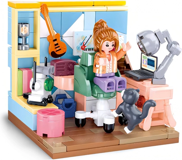 Sluban Girls Dream Creatieve Bouwset Studieruimte