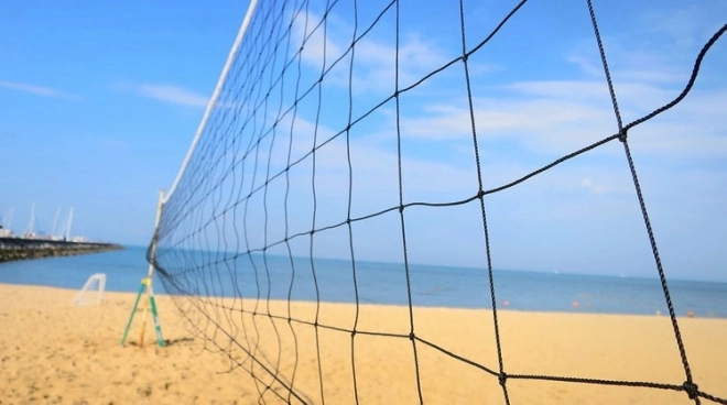 Net voor volleybal + tas
