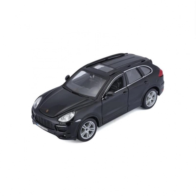 Metalen model Porsche Cayenne Turbo zwart 1/24