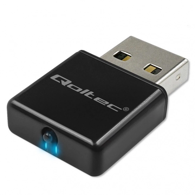 Draadloze Mini Adapter WiFi Qoltec USB 2.0 300Mbps
