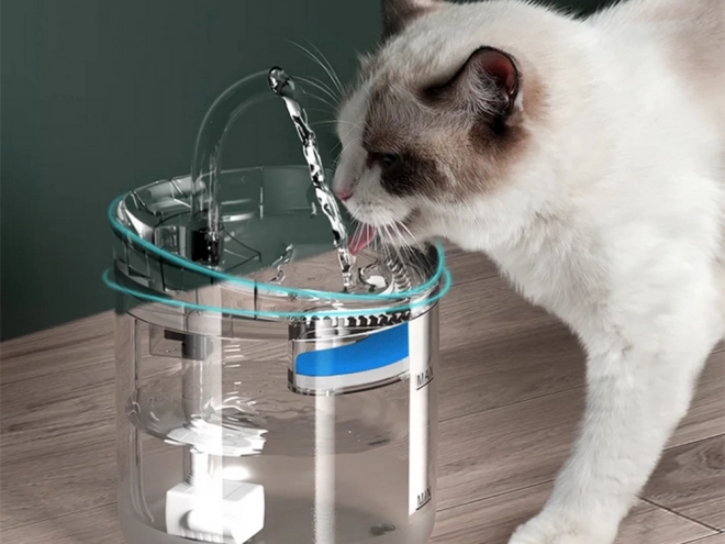 Automatische waterfontein voor katten en honden