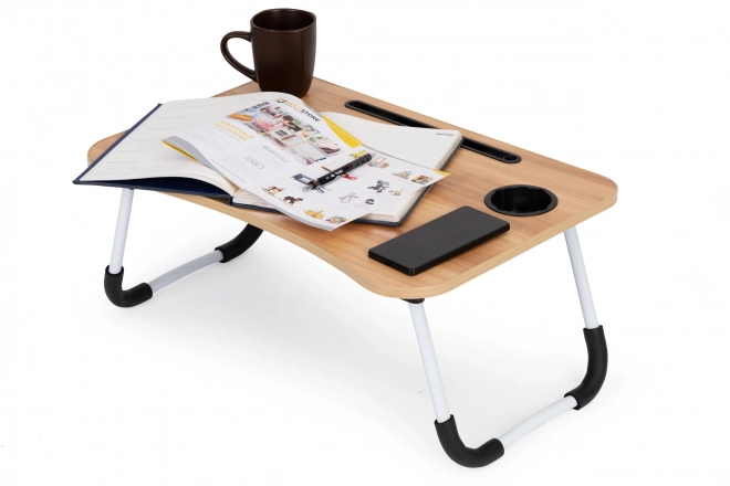 Laptopstandaard voor bedtafel 60x40cm - hout