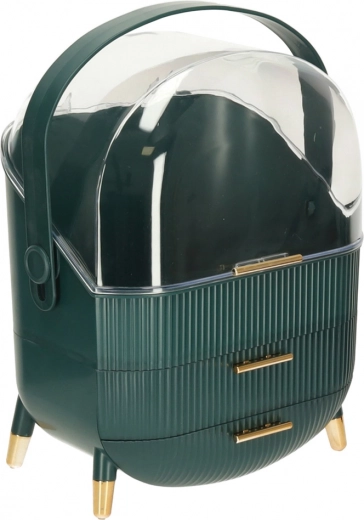 Groene, stijlvolle look