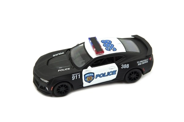 Auto Kinsmart Chevrolet Camaro politie/brandweer 12cm metaal/plastic