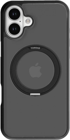Beschermhoes TORRAS Ostand Pro voor iPhone 16 – zwart
