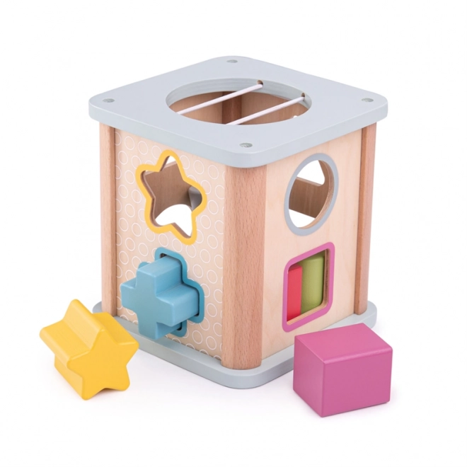 Bigjigs Toys Motorische Kubus Blauw