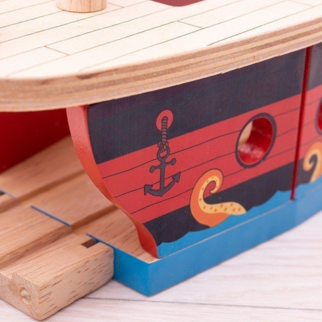 Piraten Galjoen Bigjigs Rail