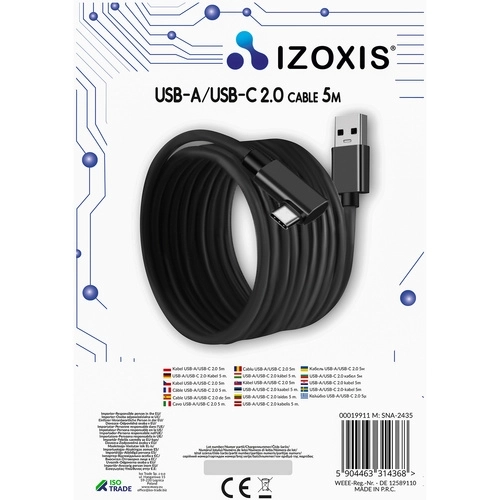 USB 2.0 kabel voor Oculus Quest 5m C Izoxis 19911