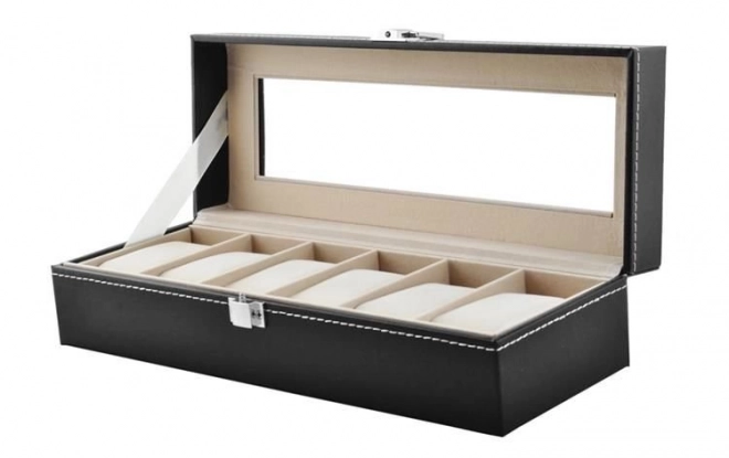 Organizer voor horloges 6 vakjes