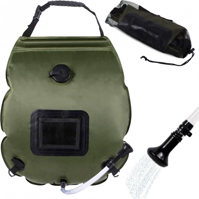 Zonne-campingdouche met temperatuurindicator 20L